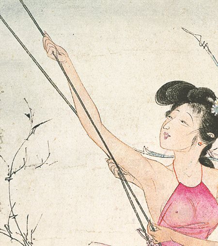 黄冈-胡也佛的仕女画和最知名的金瓶梅秘戏图